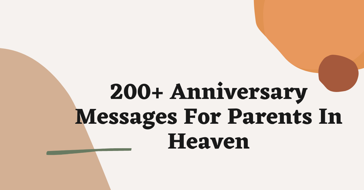 Wedding Anniversary Quotes For Parents In Heaven